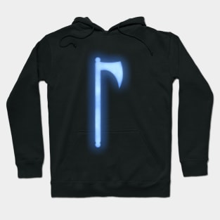 Spiritual Weapon (Blue Battleaxe) Hoodie